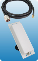 PANEL 12dBi 2.4G + Lightning Protector + RSMA3m/10ft