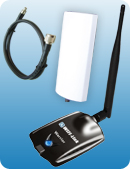 WIFI-Link Warrior  802.11b/g/n 1000mW High Power Adapter + 12dBi Panel + 3m/10ft