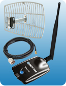 WIFI-Link Warrior  802.11b/g/n 1000mW High Power Adapter + 19dBi Grid + 9m/30