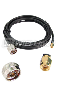 N male to RP SMA male (LLC 200/1m)